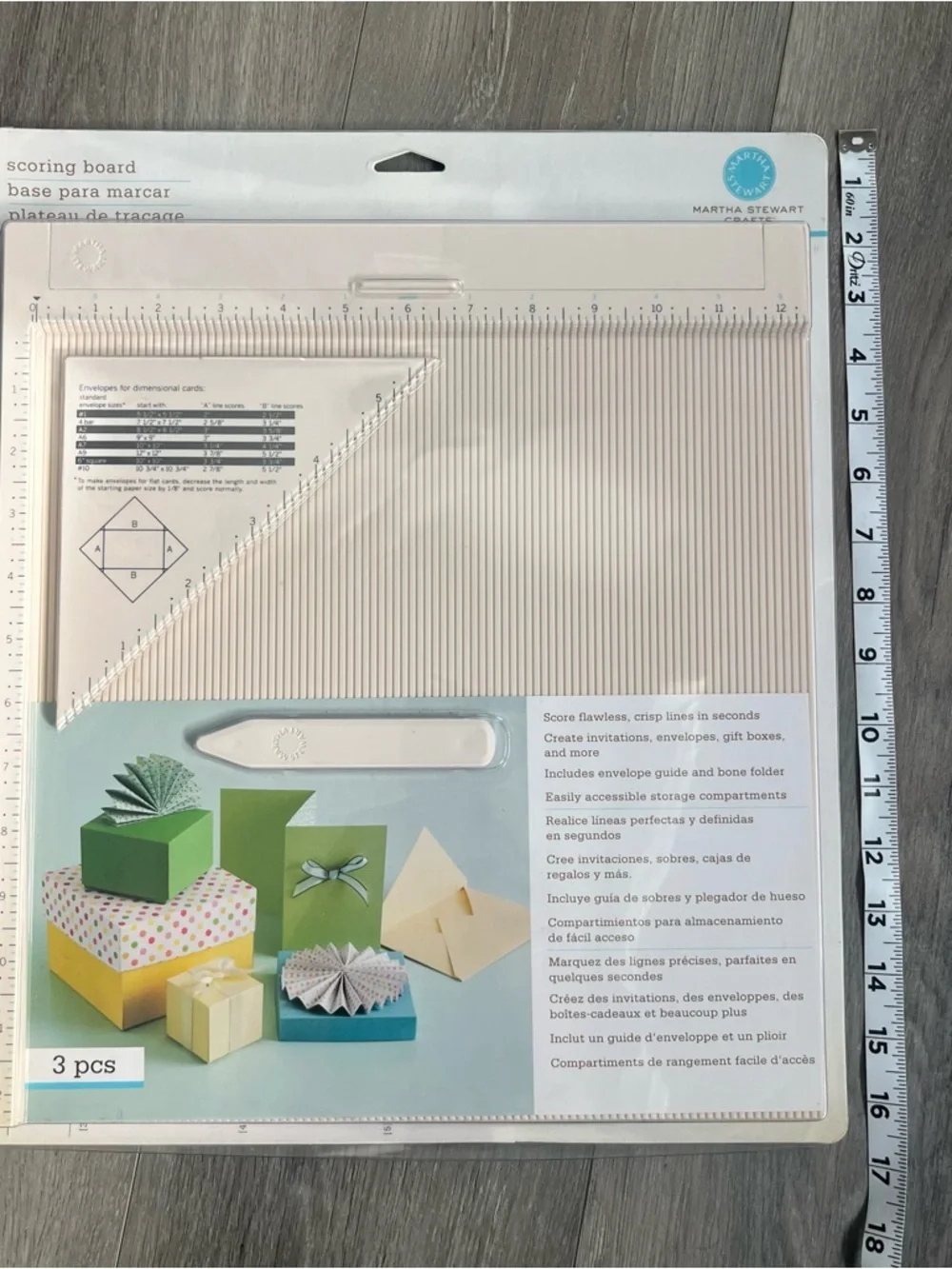 Martha Stewart Scoring Board 3 piece New